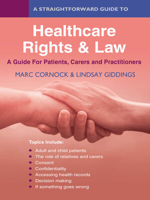 cover image of A Straightforward Guide to Healthcare Law for Patients, Carers and Practitioners